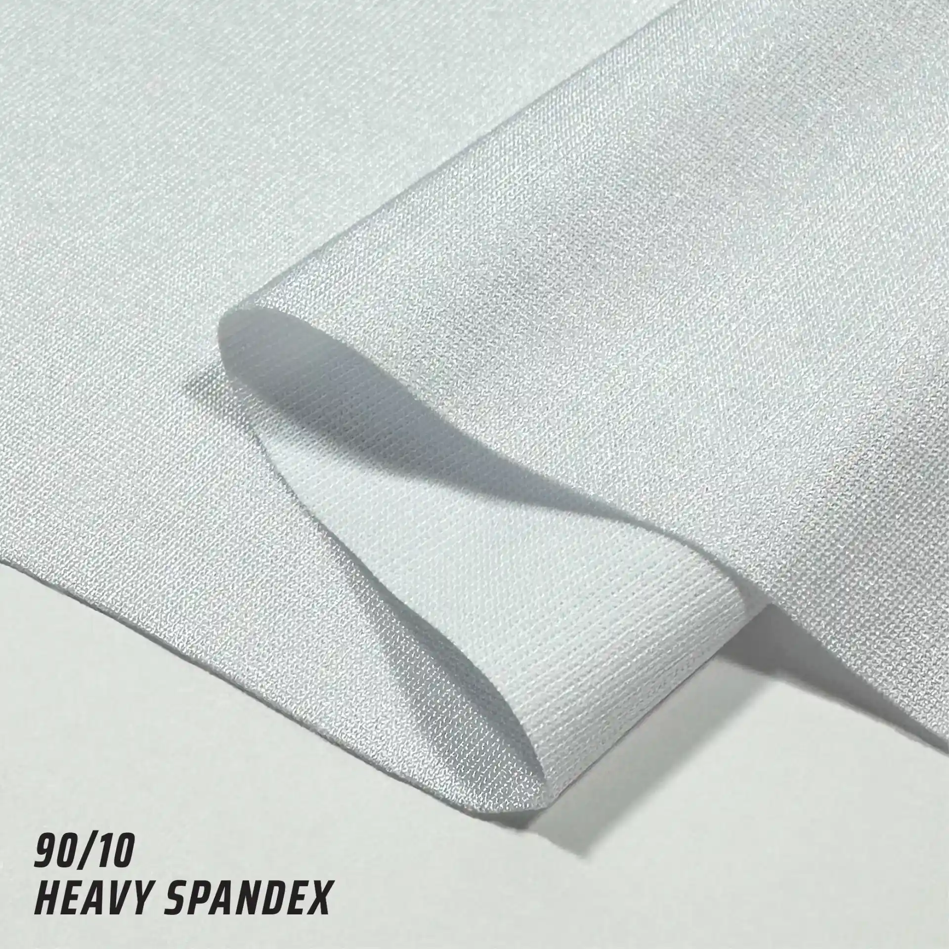 90-10 Heavy Spandex fabric texture and appearance